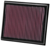 K&N Replacement Air Filter for Opel / Vauxhall / Saab 11.375in O/S L x 10.125in O/S W x 1.625in H