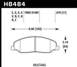 Hawk 05-10 Ford Mustang GT & V6 / 07-08 Shelby GT DTC-60 Race Front Brake Pads