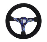 NRG Steering Wheel Cover - Black Stretch Micro Fiber w/ NRG Tag
