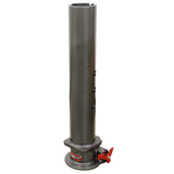 Gen-Y Viking 4in Round Tube Gooseneck Static Hitch w/SnapLatch 2-5/16in Coupler 8.5K TW 30K