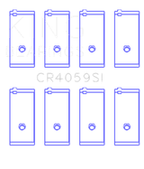King Engine Bearings General Motors 138Ci 2.3L L40/Ld2 16V (Size +0.25mm) Connecting Rod Bearing Set