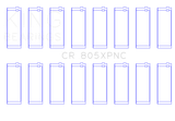 King Engine Bearings Chrysler 273Ci 318Ci 340Ci 360Ci (Size STDX) Connecting Rod Bearing Set