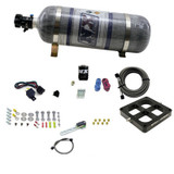 Nitrous Express Dry Single Entry Billet Crossbar Plate System 100-500hp (4500) w/12lb Carbon Bottle