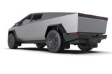 Rally Armor 24-26 Tesla Cybertruck Black UR Mud Flap Silver Logo
