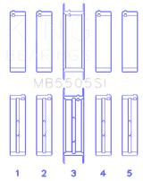 King Engine Bearings Ford 351ci/400ci 16V Main Bearing Set (Size 030) - Set Of 10
