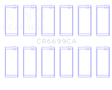 King 94-02 Dodge Cummins 5.9L Inline 6 Diesel Conventional Coated Rod Bearing Set (Size 0.25mm)