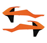Acerbis 16-19 KTM 125-450 SX/ SX-F/ XC-F /XC/XC-W/ EXC Radiator Shroud - 16 Orange/Black