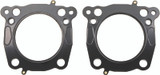 Twin Power 17-Up M8 Models 114 CI Head Gaskets 4.00 Bore Replaces H-D 16500305 .030 MLS Pr