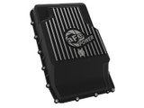 aFe 17-24 Ford F-150 10R60/10R80 Pro Series Rear Transmission Pan Black w/ Machined Fins