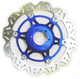 EBC 97-98 Honda CBR 1100 XX Blackbird Front Left/Right Vee Floating Blue Rotor