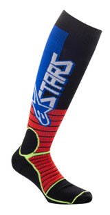 Burnt Red/Fluorescent Yellow/Blue