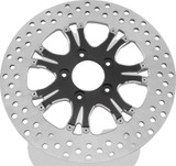 Performance Machine Disc/Carr 11.5in Heathen Front Left - Contrast Cut Platinum