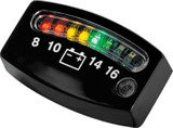 Kuryakyn LED Battery Gauge Universal Black