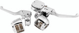 Bikers Choice 96-06 Big Twin 96-03 XL With 9/16 Bore Master Cylinder Chrome Handlebar Control Kit