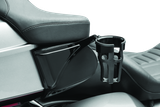 Kuryakyn Reflex Drink Holder Right Side HD Touring Passenger Mount 14 and Up Gloss Black