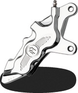 Performance Machine Front 6 Piston Diff Bore Caliper - Chrome