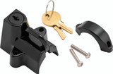 Bikers Choice Black Motorcycle Helmet Lock Fits 7/8 - 1 1/4 Tubing