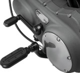 Kuryakyn Heavy Industry Pegs With Adapters Satin Black