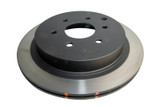 DBA 11-13 Infiniti QX56 Rear 4000 Series Plain Rotor