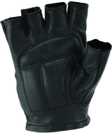 Kuryakyn Leather By River Road Hollister Shorty Gloves Black - Small