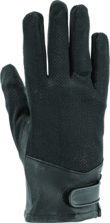 Kuryakyn Leather By River Road Pecos Leather Mesh Gloves Black Womens - Large