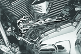 Kuryakyn Flame Shift Linkage Chrome