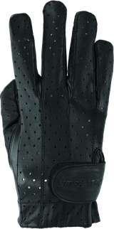 Kuryakyn Leather By River Road Tucson Leather Perforated Gloves Black Womens - XL