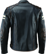 Kuryakyn Leather By River Road Hoodlum Vintage Leather Jacket Black - Small