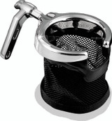 Kuryakyn Drink Holder Mesh Basket with Perch Mount Universal Chrome