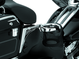 Kuryakyn Passenger Drink Holder With Basket 98-13 Touring Right Side Chrome