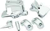 Kuryakyn Handlebar Control Dress Up Kit Chrome