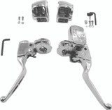 Bikers Choice 15-17 Softail Chrome Handlebar Control Kit 1/2 Inch Bore Single Disc