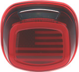 Kuryakyn Freedom Taillight Red Lens With License Light