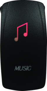 DragonFire Racing Lighted Switch Music On/Off Red