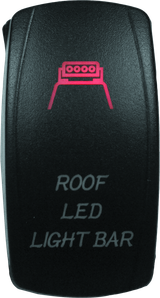 DragonFire Racing Lighted Switch Roof Led On/Off Red