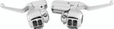 Bikers Choice 08-13 Touring Chrome Handlebar Control Kit W/O Switches 11/16 Bore