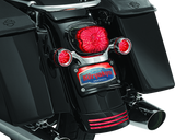 Kuryakyn Curved License Plate Mount Black