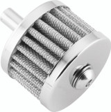 Bikers Choice Chrome 3/8 Inch Breather Filter With Bolt