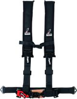 DragonFire Racing Harness- H-Style- 4-Point- 2in Buckle- Black