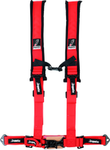 DragonFire Racing Harness- H-Style- 4-Point- 2in Buckle- Red
