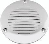 Bikers Choice 70-98 Big Twin Chrome Grooved 3 Hole Derby Cover