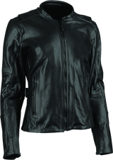 Speed and Strength Throttle Body Leather Jacket Black Womens - 3XL