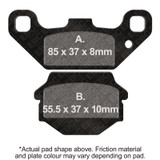 EBC 87-04 Kawasaki KSF 250 Mojave Front Left/Right FA-SFA-X Brake Pads