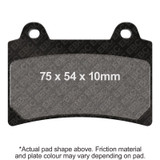 EBC 92-93 Yamaha TDM 850 Front Left/Right Semi-Sintered Vee Brake Pads