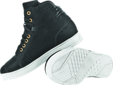 Speed and Strength Mad Dash Leather Shoes Black/White Womens Size - 8