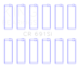 King Engine Bearings Ford V-6 183. (Size +0.50mm) Connecting Rod Bearing Set