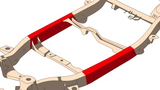 Rust Buster 2003-2009 Toyota 4Runner Center Frame Repair Kit - Left