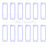 King Engine Bearings Volkswagen Vr6 2.8L (Size +0.50mm) Connecting Rod Bearing Set