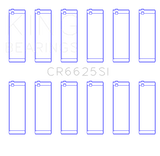 King Engine Bearings Chevrolet 262 (Size +0.50mm) Connecting Rod Bearing Set