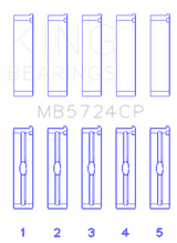 King Engine Bearings General Motors Duramax Diesel (Size +0.25mm) Main Bearing Set